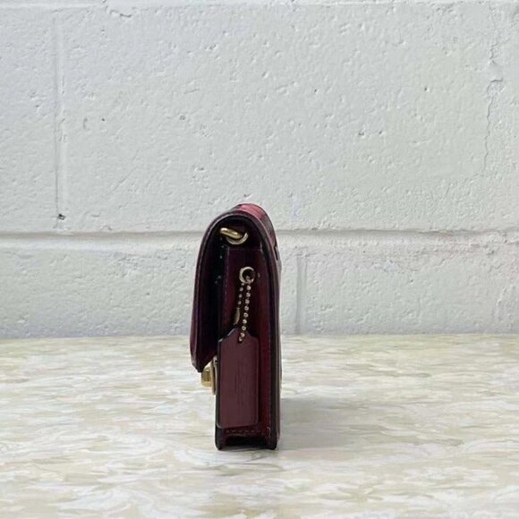 Coach 3652 Hutton Clutch With Weaving Confetti Pink Multi - Picture 4 of 6